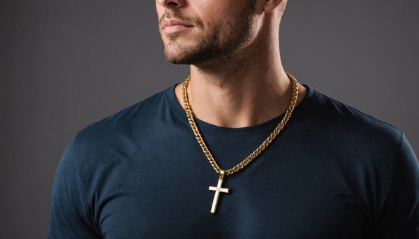 Collier croix homme : le bijou qui allie foi et mode